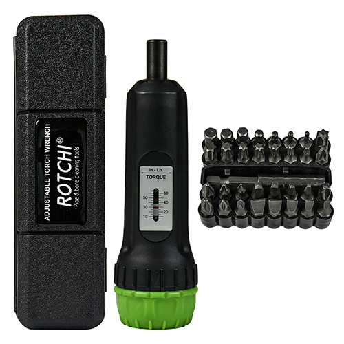 Justerbar dreiemoment skrutrekker 1/4