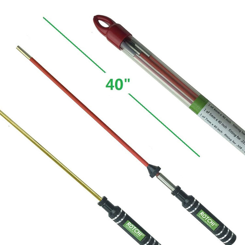 Aluminiumshåndtak Rask roterende pvc stålpistol rensestang