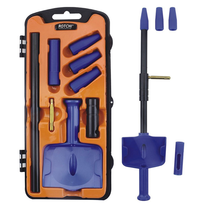 Gun Cleaning Bore Guide med Olje Patch Guide 3 Adaptere