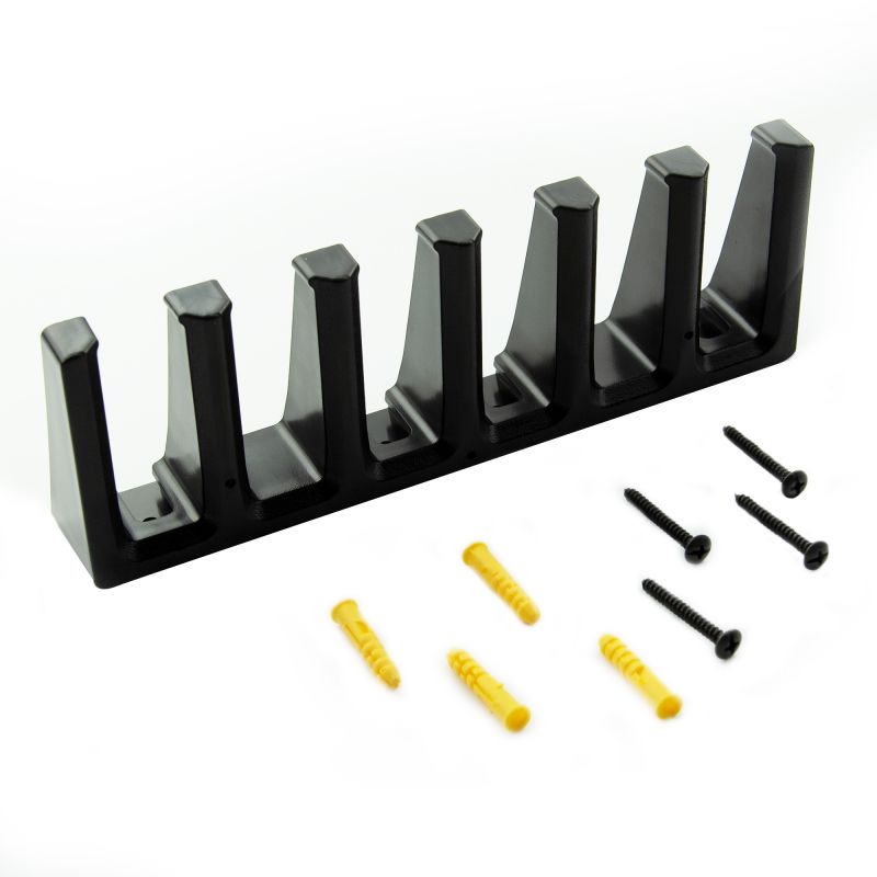 Solid ABS Veggfeste Magasinholder Oppbevaringsstativ for 6xPMAG
