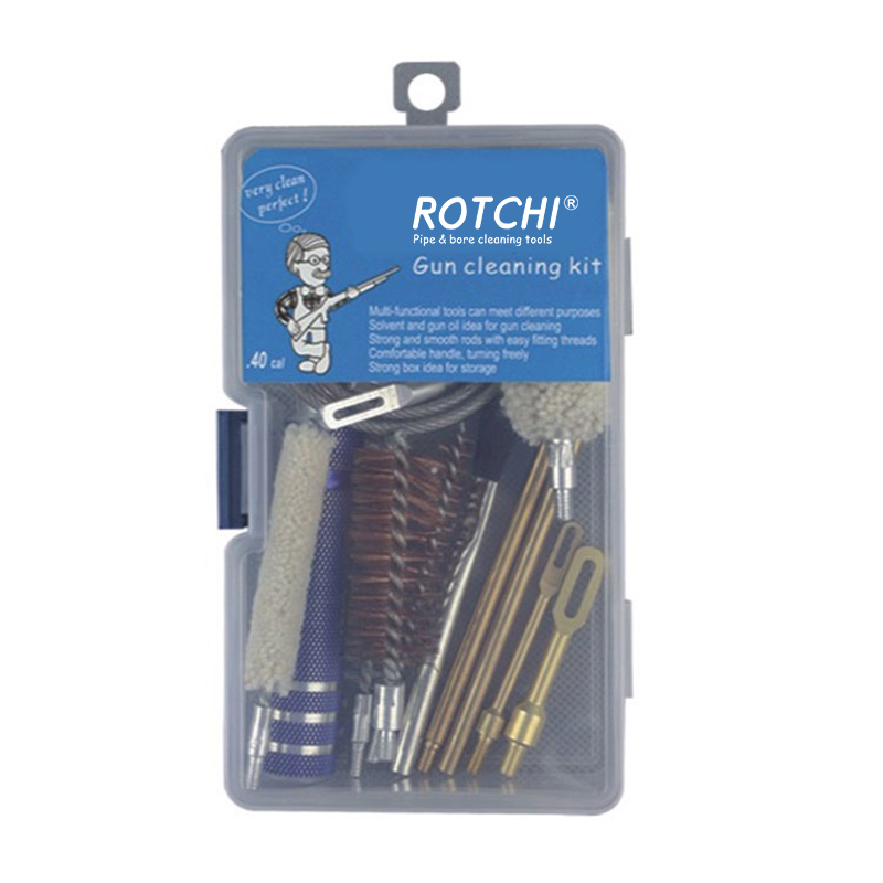 Universal pistolrengjøringssett Plastboks pakket